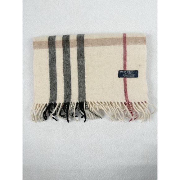 Burberry 100% Cashmere Scarf - Nova Check Pattern - Picture 2 of 4